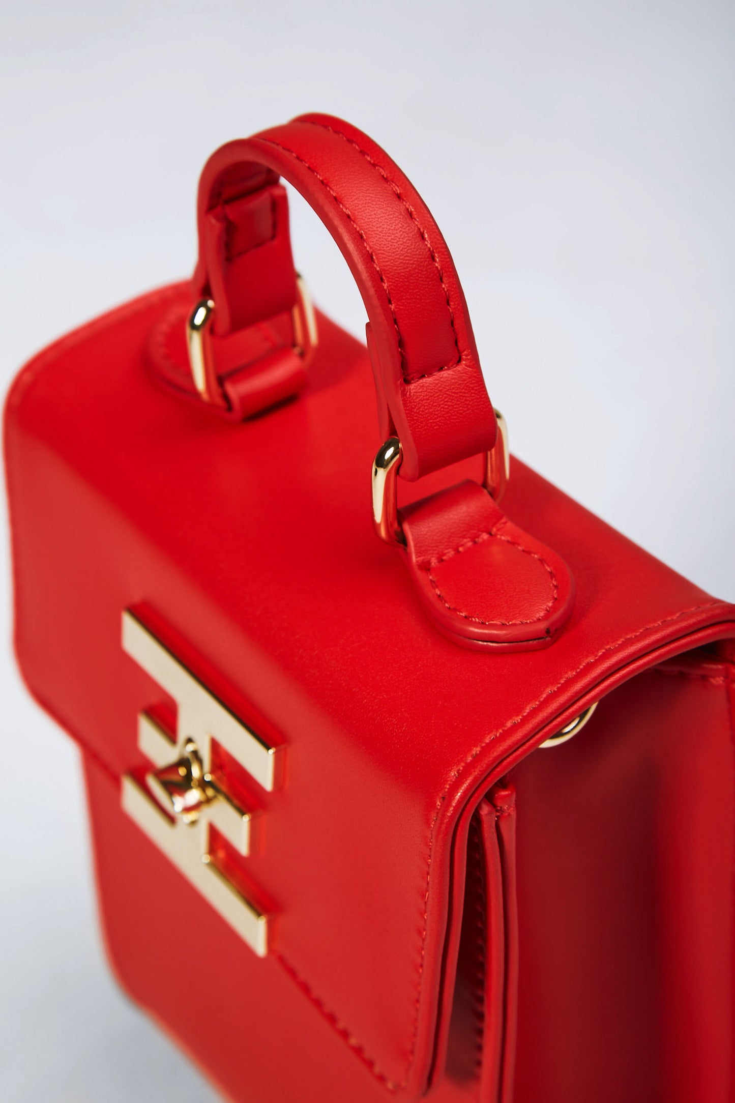 Rote süße Erbse Mini Handtasche