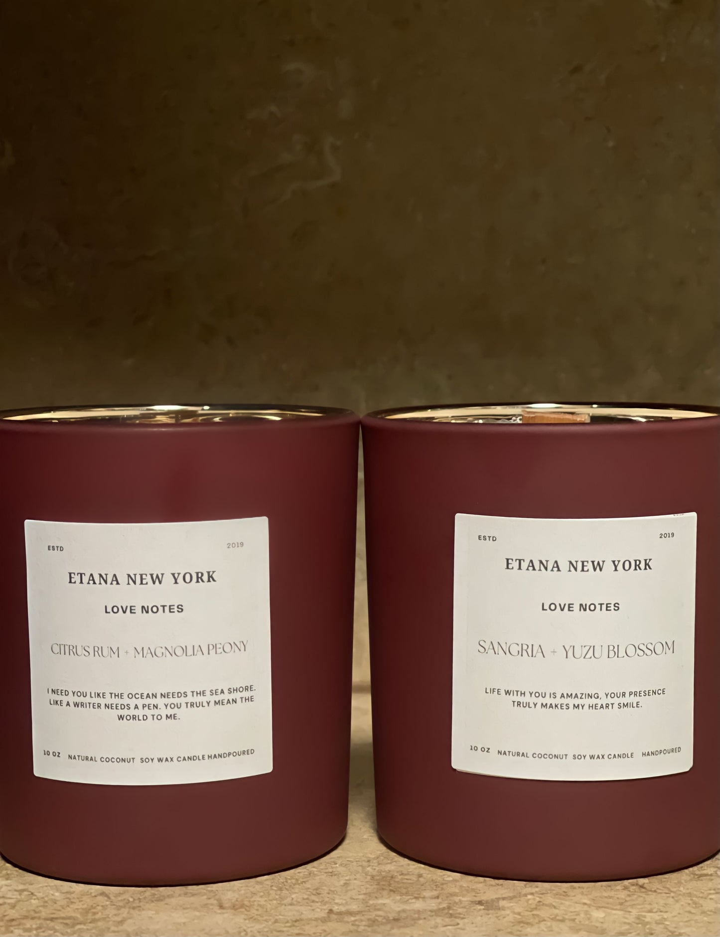 Love Note Candle Set