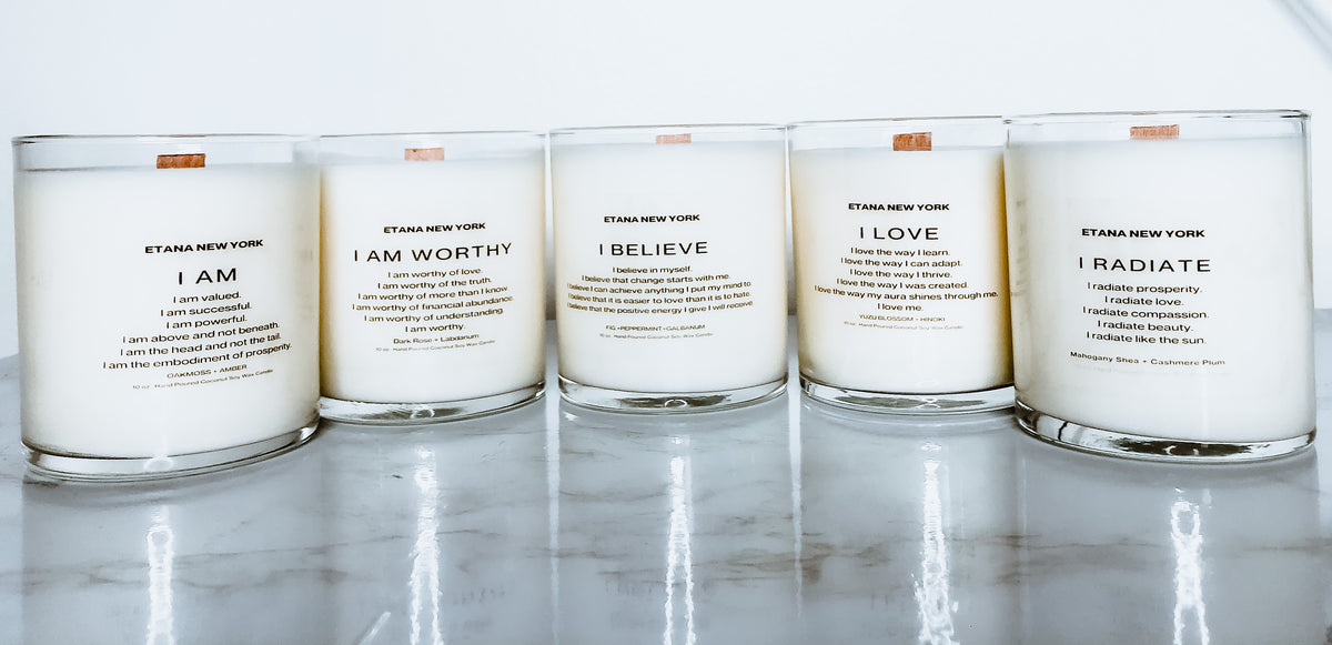 Affirmations Scented Candle Collection