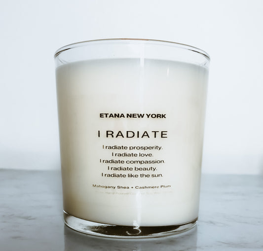 I Radiate- Affirmations Scented Candle